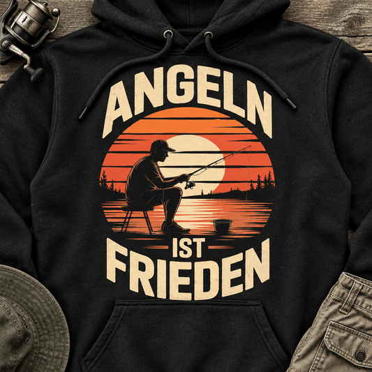 Angeln ist Frieden Hoodie -T-ShirtBull