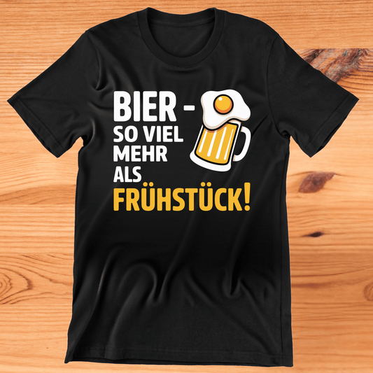 Frühstück Bier T-Shirt -T-ShirtBull