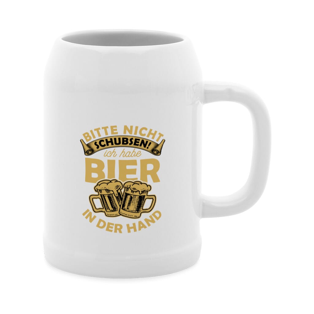 Bier Krug nicht Schupsen -T-ShirtBull