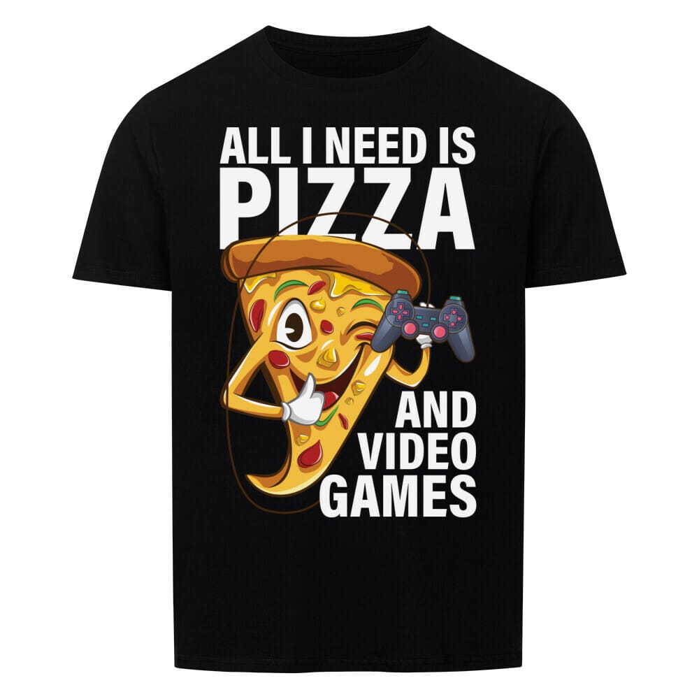 Pizza Gaming Shirt -T-ShirtBull
