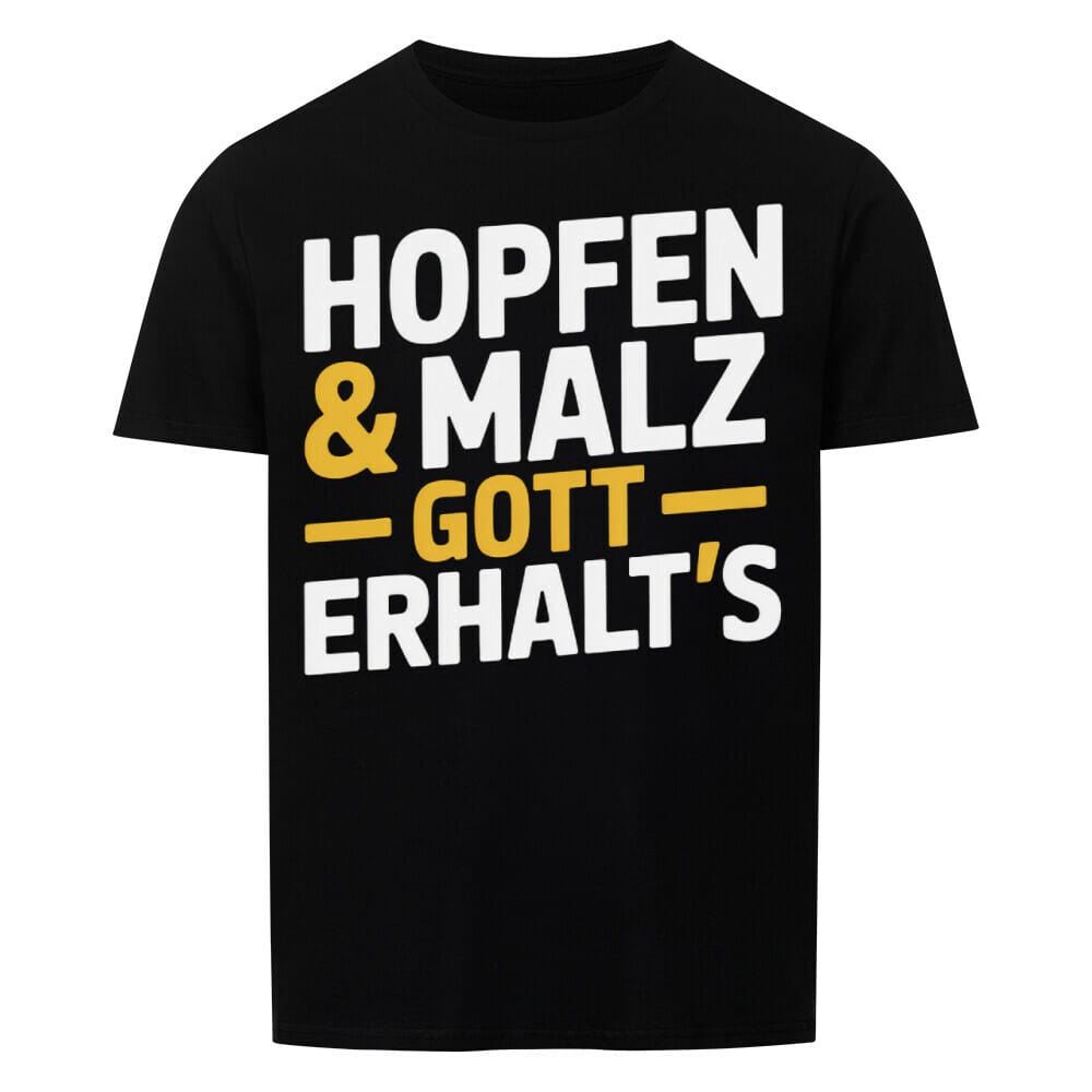 Hopfen&Malz Bier T-Shirt -T-ShirtBull