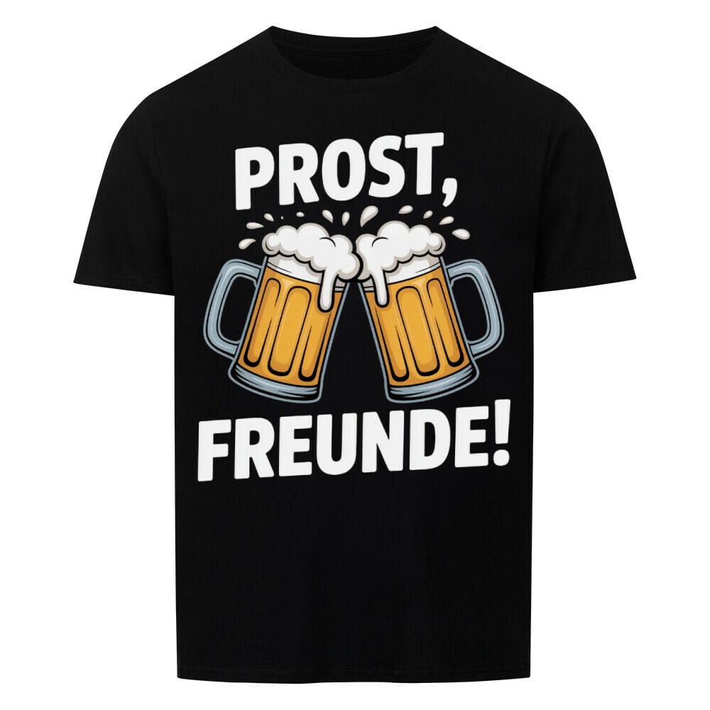 Prost Freunde Bier T-Shirt -T-ShirtBull
