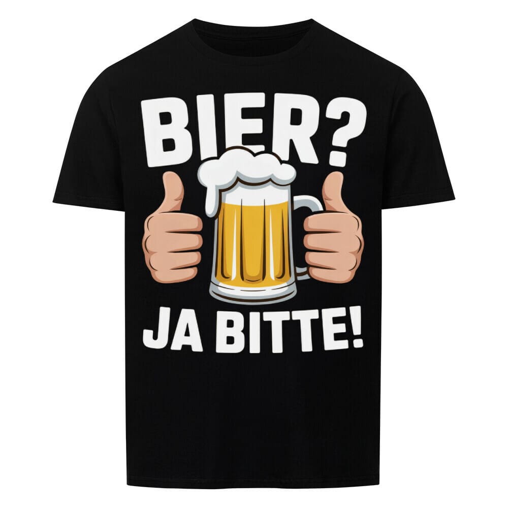 Ja Bitte Bier T-Shirt -T-ShirtBull