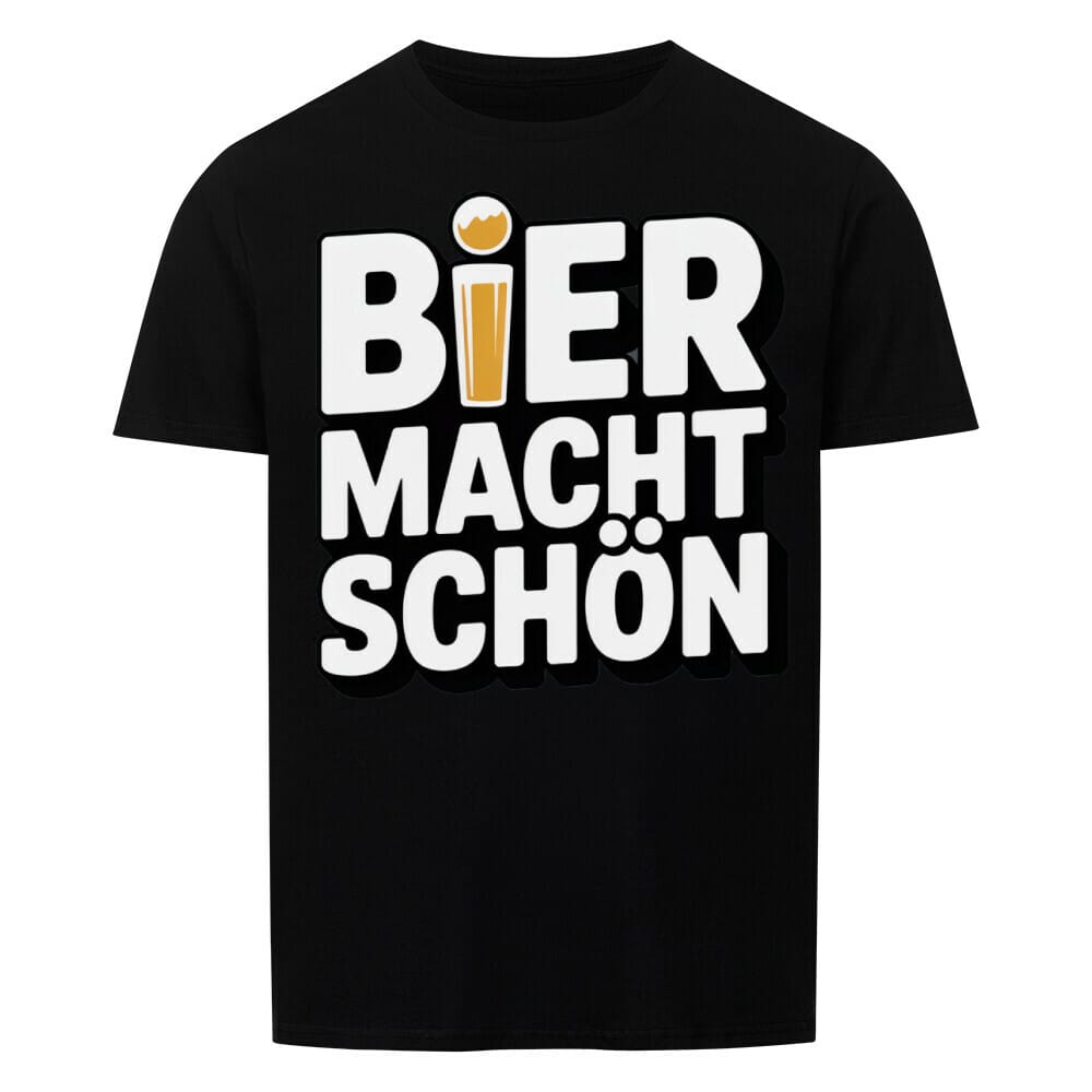 Bier macht schön Bier T-Shirt -T-ShirtBull