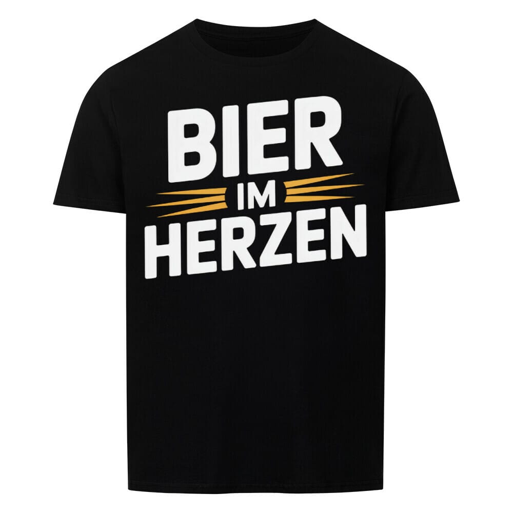 Bier im Herzen Bier T-Shirt -T-ShirtBull