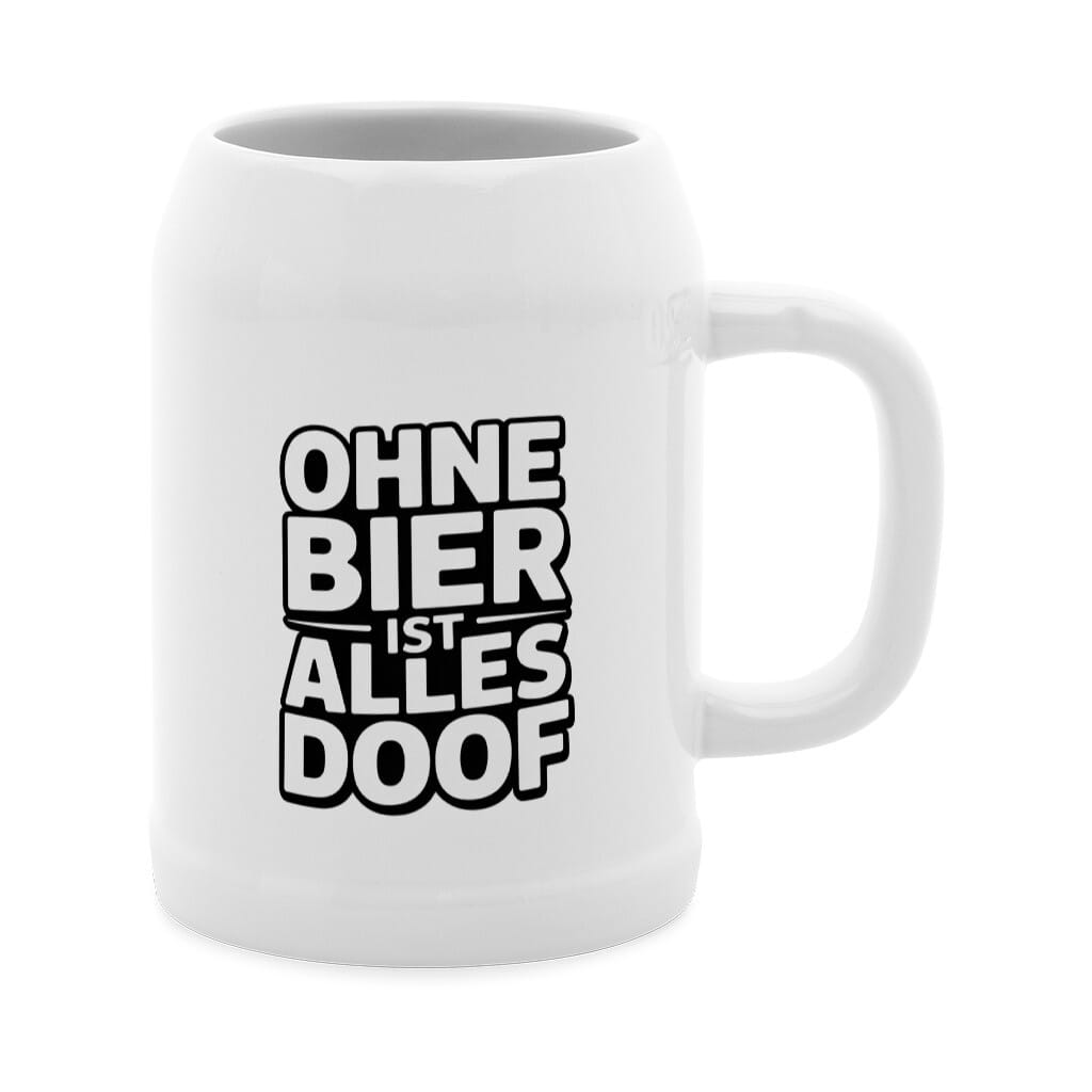 Ohne Bier Bierkrug -T-ShirtBull