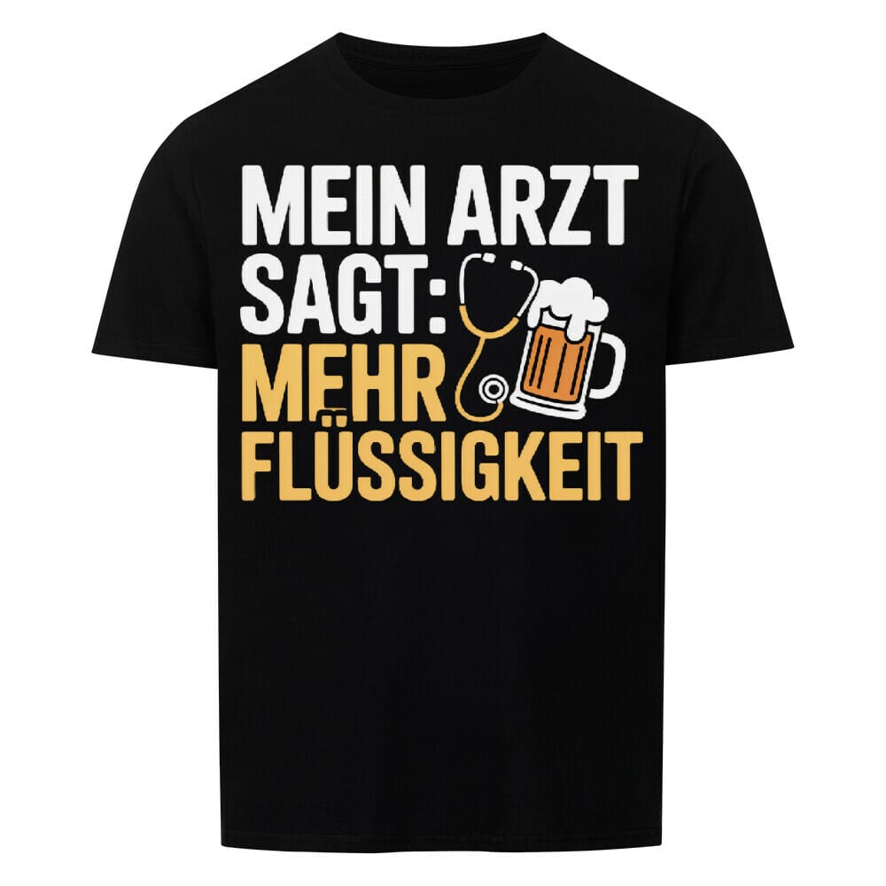 Mehr Flüssigkeit Bier T-Shirt -T-ShirtBull