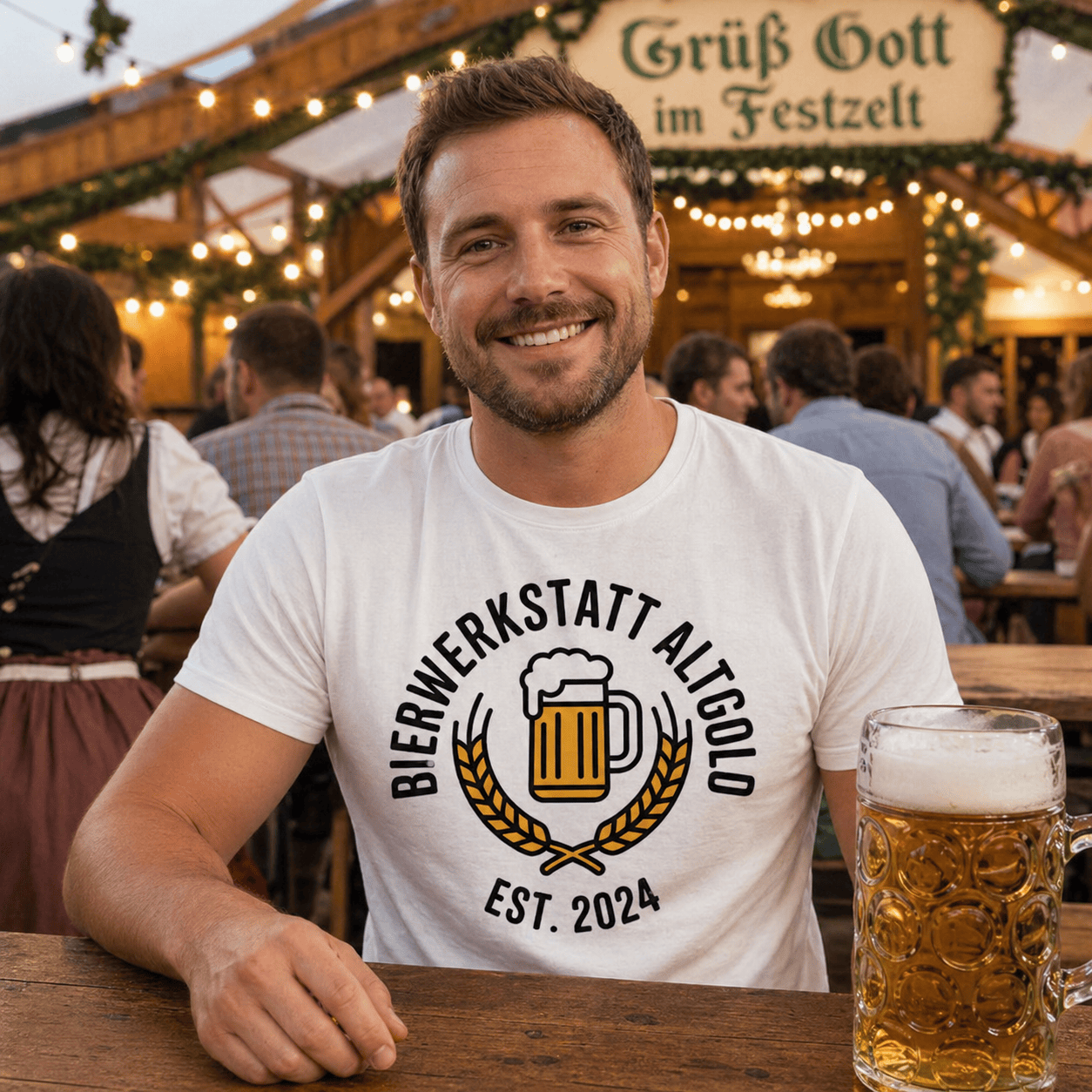 Bierwerkstatt T-Shirt -T-ShirtBull