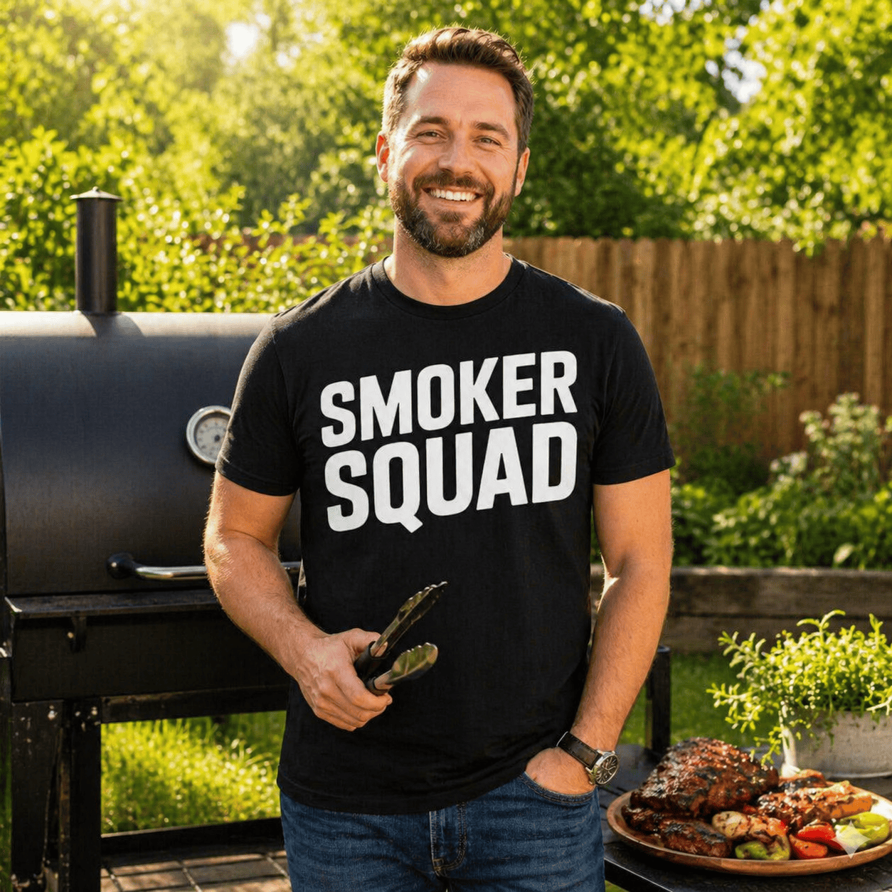 Smoker Grill T-Shirt -T-ShirtBull