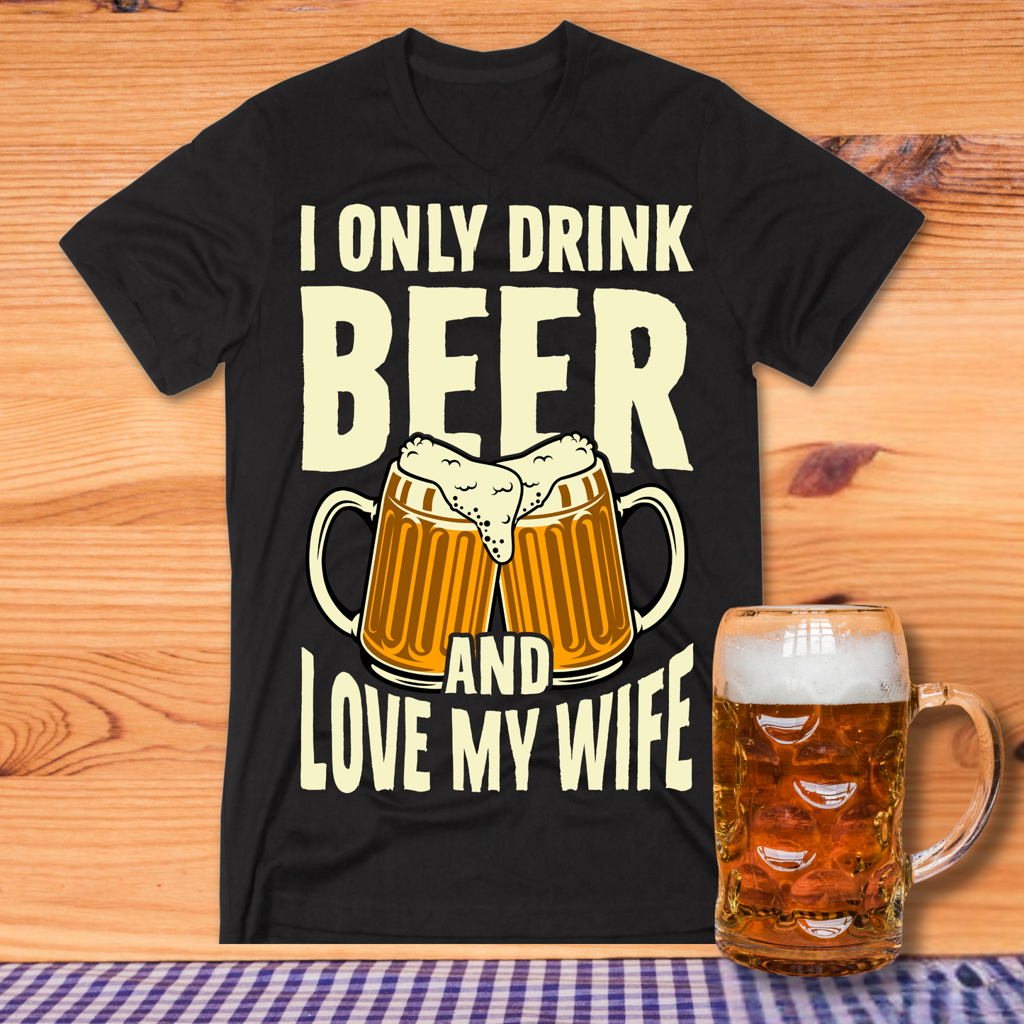 My Wife Bier T-Shirt - T-ShirtBull