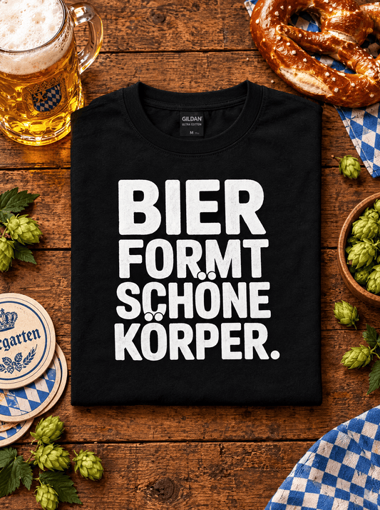 Schöne Körper Bier T-Shirt -T-ShirtBull