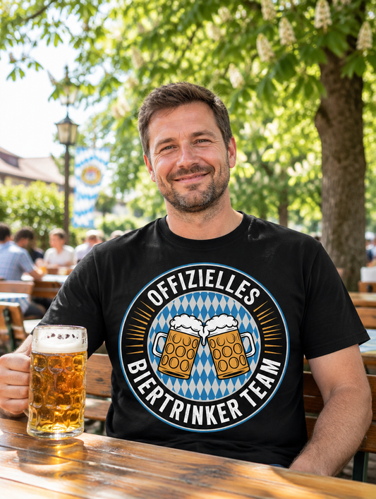 Biertrinker T-Shirt - Lifestyle - T-ShirtBull