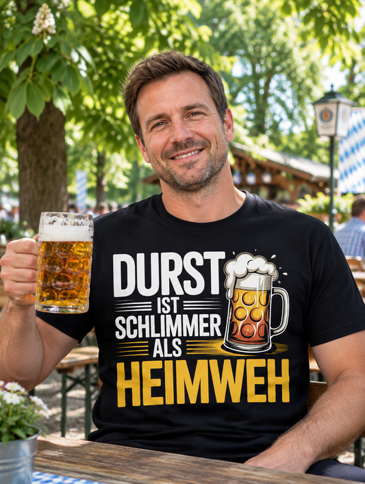 Heimweh Bier T-Shirt - Lifestyle - T-ShirtBull