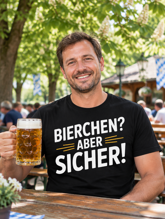Bierchen? Bier T-Shirt - Lifestyle - T-ShirtBull