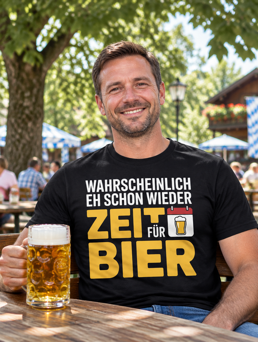 Zeit für Bier T-Shirt - Lifestyle - T-ShirtBull
