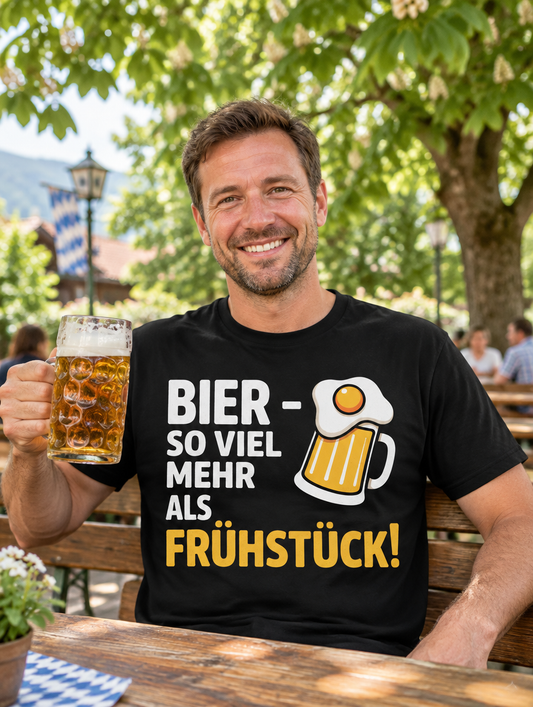 Frühstück Bier T-Shirt - Lifestyle - T-ShirtBull