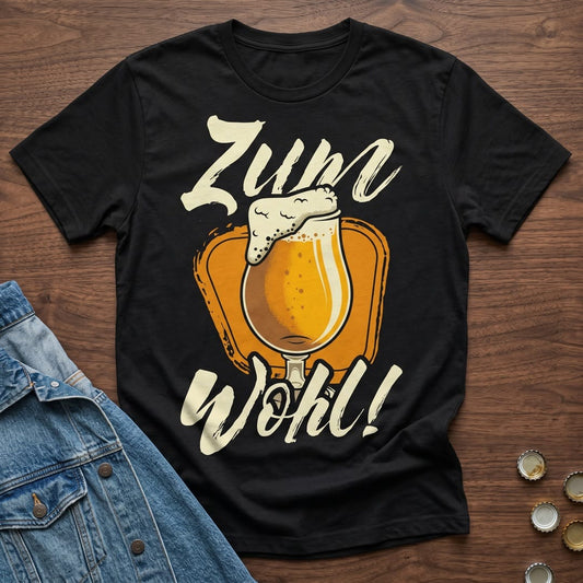 Zum Wohl Bier T-Shirt -T-ShirtBull