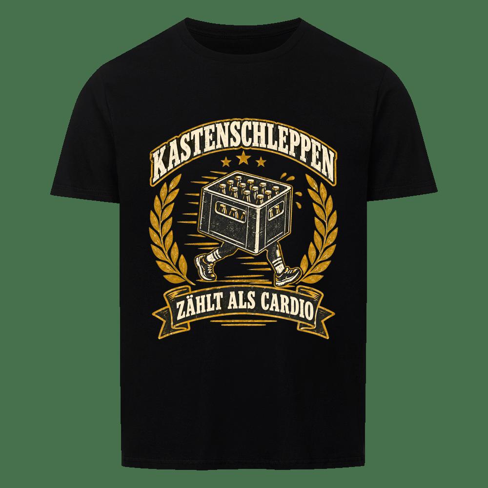 Kastenschleppen zählt als Cardio Bier T-Shirt -T-ShirtBull