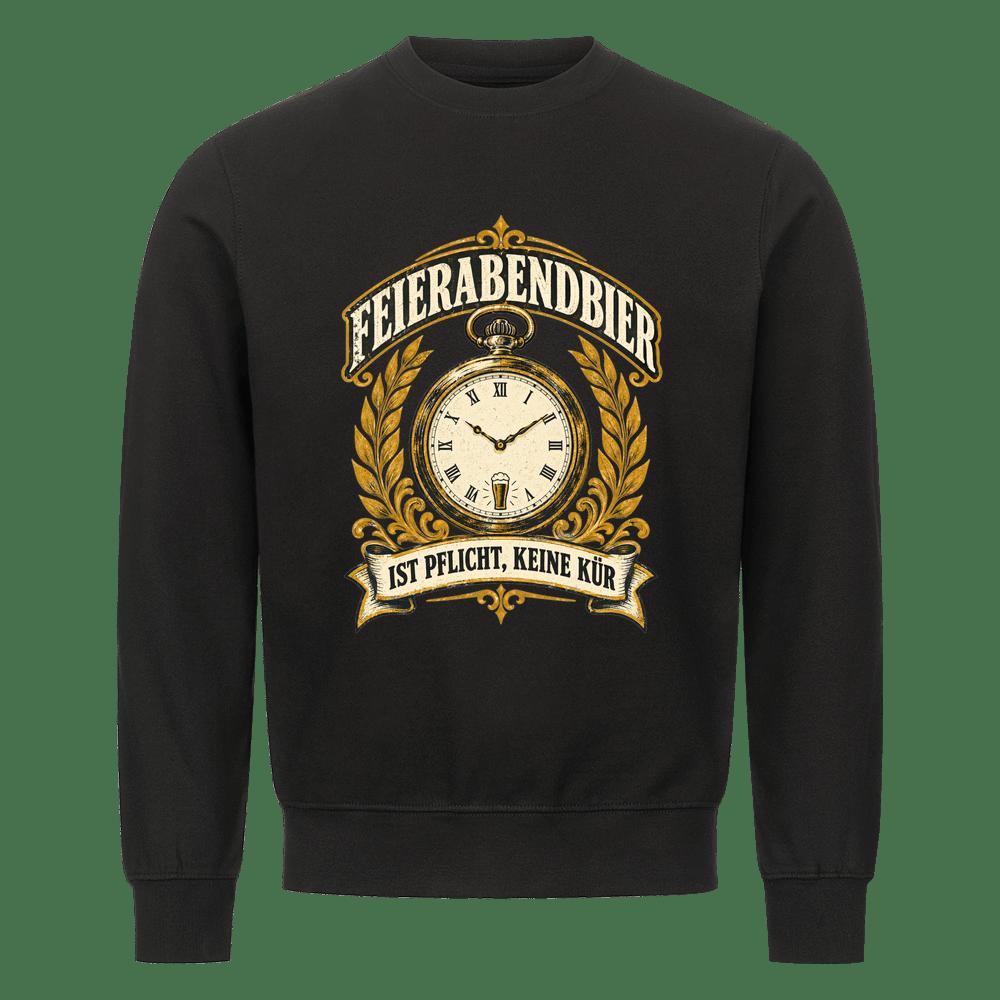 Feierabendbier Pflicht Sweatshirt -T-ShirtBull