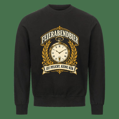 Feierabendbier Pflicht Sweatshirt -T-ShirtBull