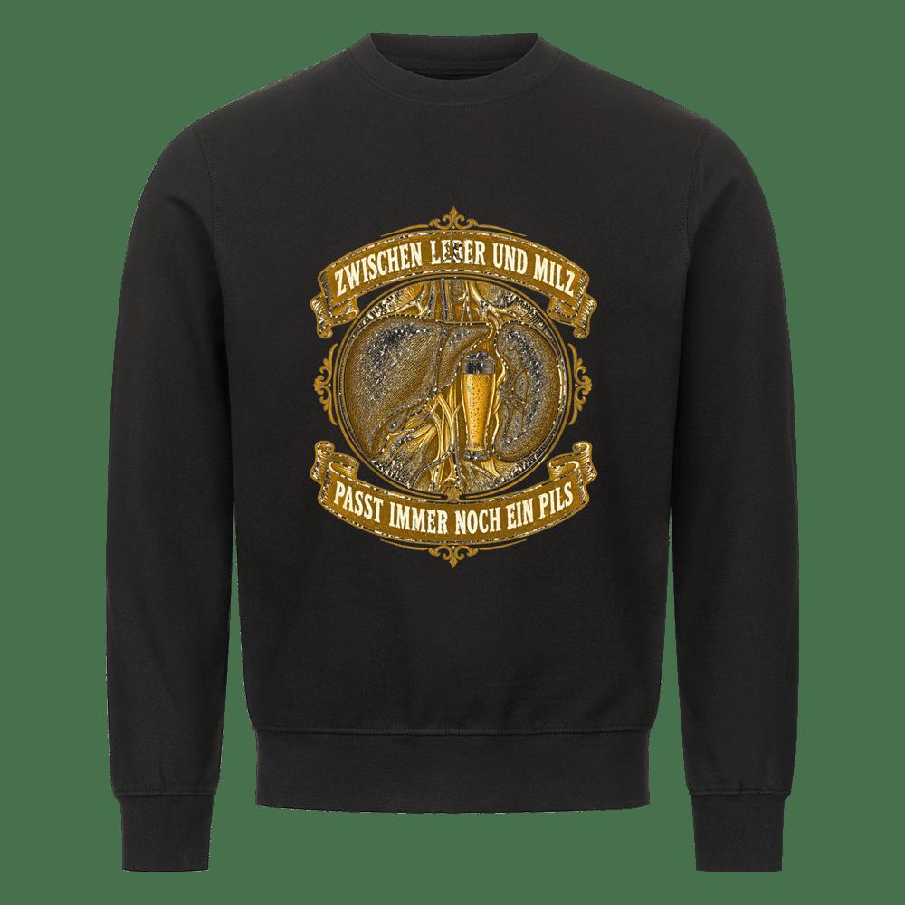 Zwischen Leber und Milz Sweatshirt -T-ShirtBull