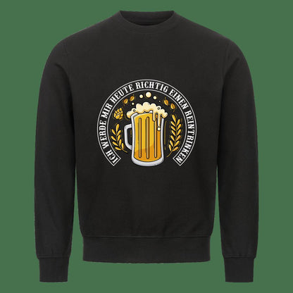 Einen Reintrinken Sweatshirt -T-ShirtBull