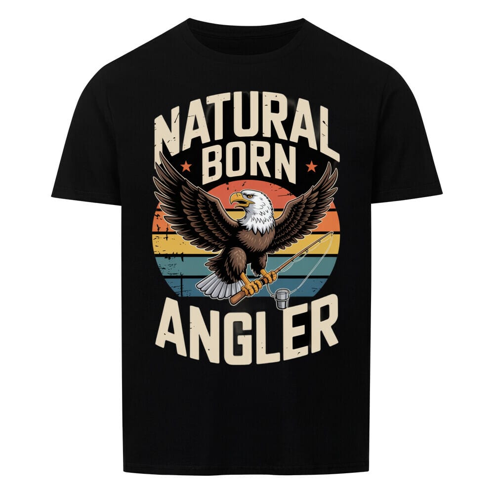 Natural Born Angler T-Shirt -T-ShirtBull