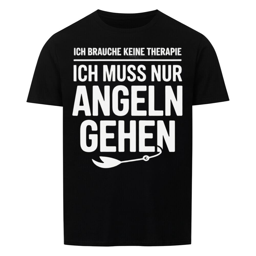 Keine Therapie - nur Angeln T-Shirt -T-ShirtBull