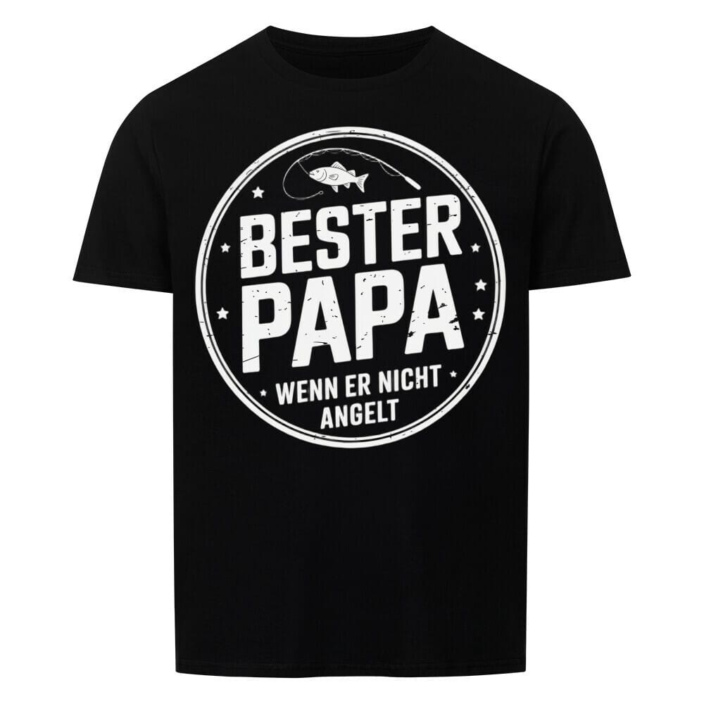 Bester Papa wenn er nicht angelt T-Shirt -T-ShirtBull