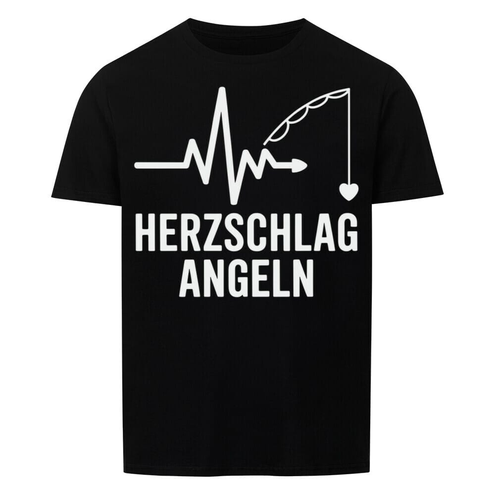 Herzschlag Angeln T-Shirt -T-ShirtBull