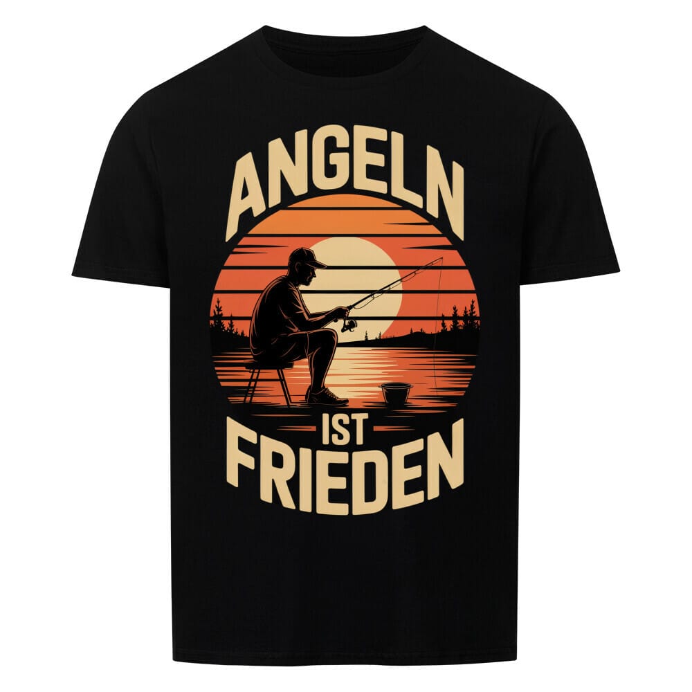 Angeln ist frieden Angel T-Shirt -T-ShirtBull