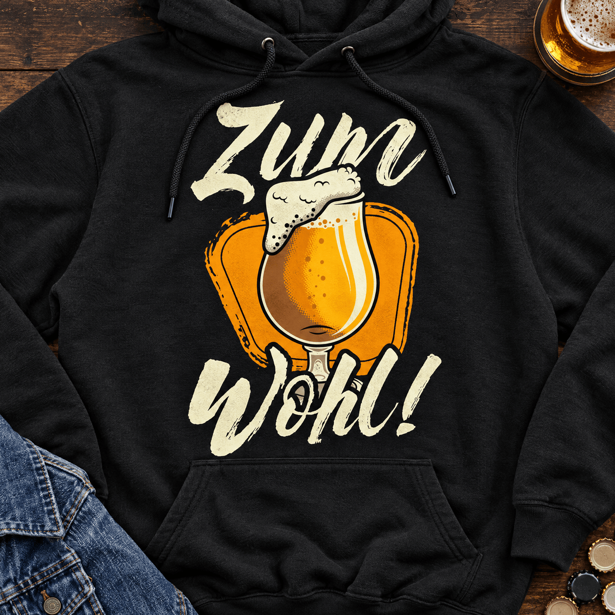 Zum Wohl Hoodie -T-ShirtBull
