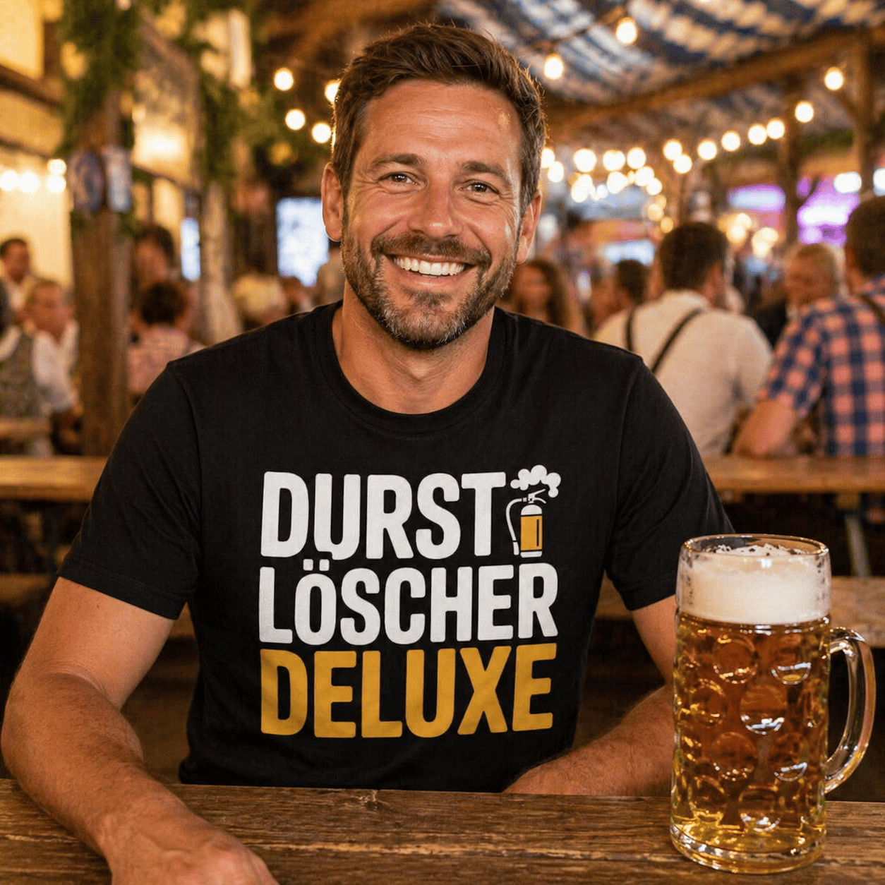 Durstlöscher Bier T-Shirt -T-ShirtBull