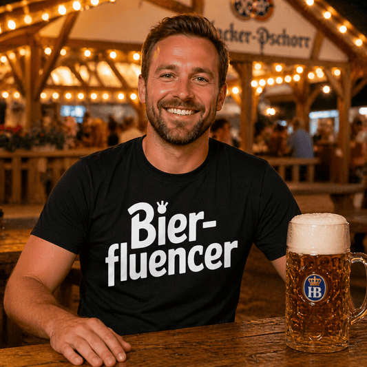 Bierfluencer Bier T-Shirt -T-ShirtBull