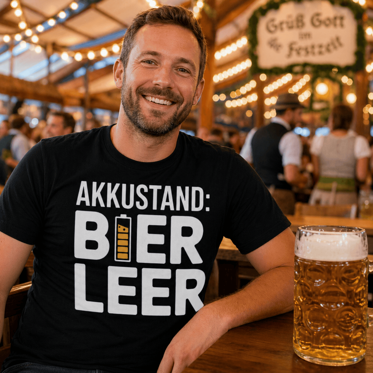 Accustand Bier T-Shirt -T-ShirtBull