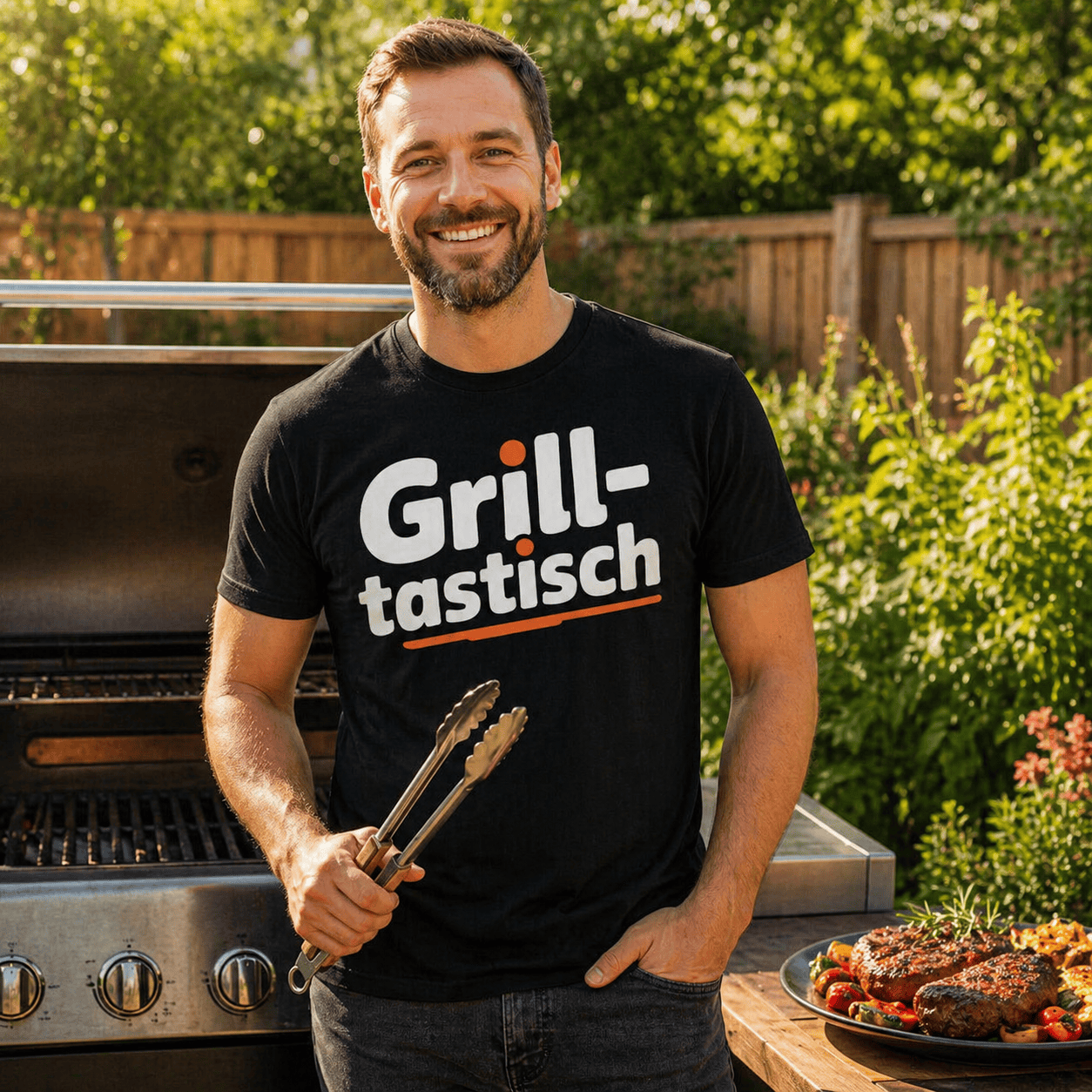 Grill tastisch Grill T-Shirt -T-ShirtBull