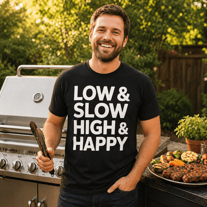 Low&Slow Grill T-Shirt -T-ShirtBull