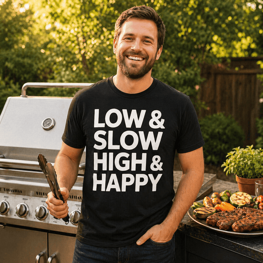 Low&Slow Grill T-Shirt -T-ShirtBull