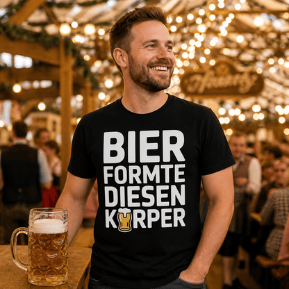 Bier formte T-Shirt -T-ShirtBull