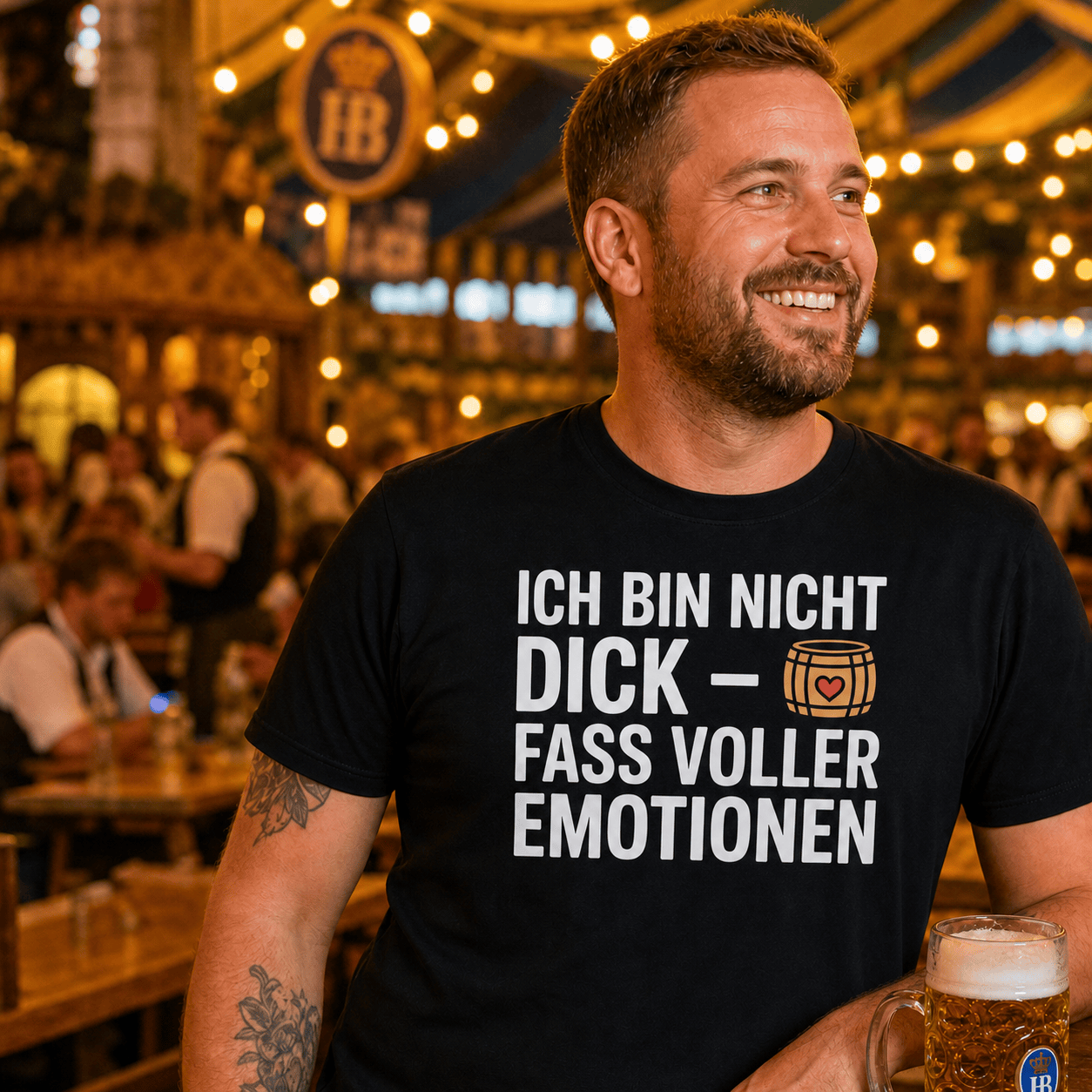 Emotionen Bier T-Shirt -T-ShirtBull