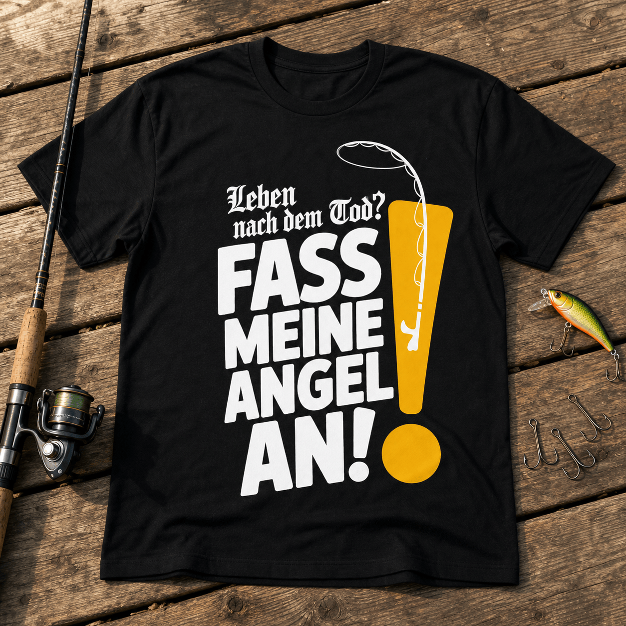 Leben nach dem Tod Fass meine Angel an T-Shirt -T-ShirtBull