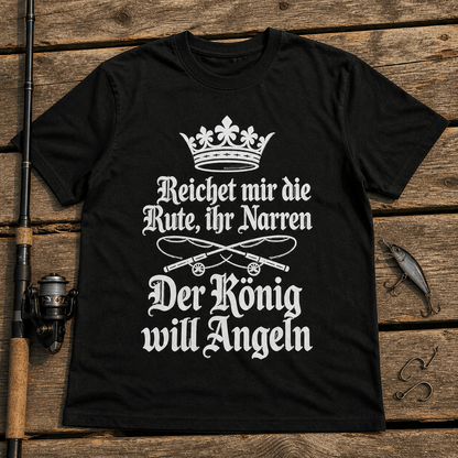 Reichet mir die Rute ihr Narren T-Shirt -T-ShirtBull
