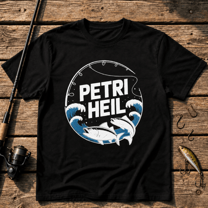 Petri Heil Angler T-Shirt -T-ShirtBull