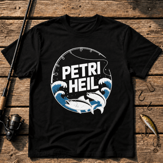Petri Heil Angler T-Shirt -T-ShirtBull