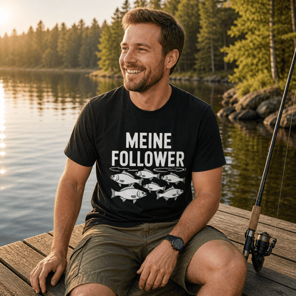 Meine Follower Angeln T-Shirt -T-ShirtBull