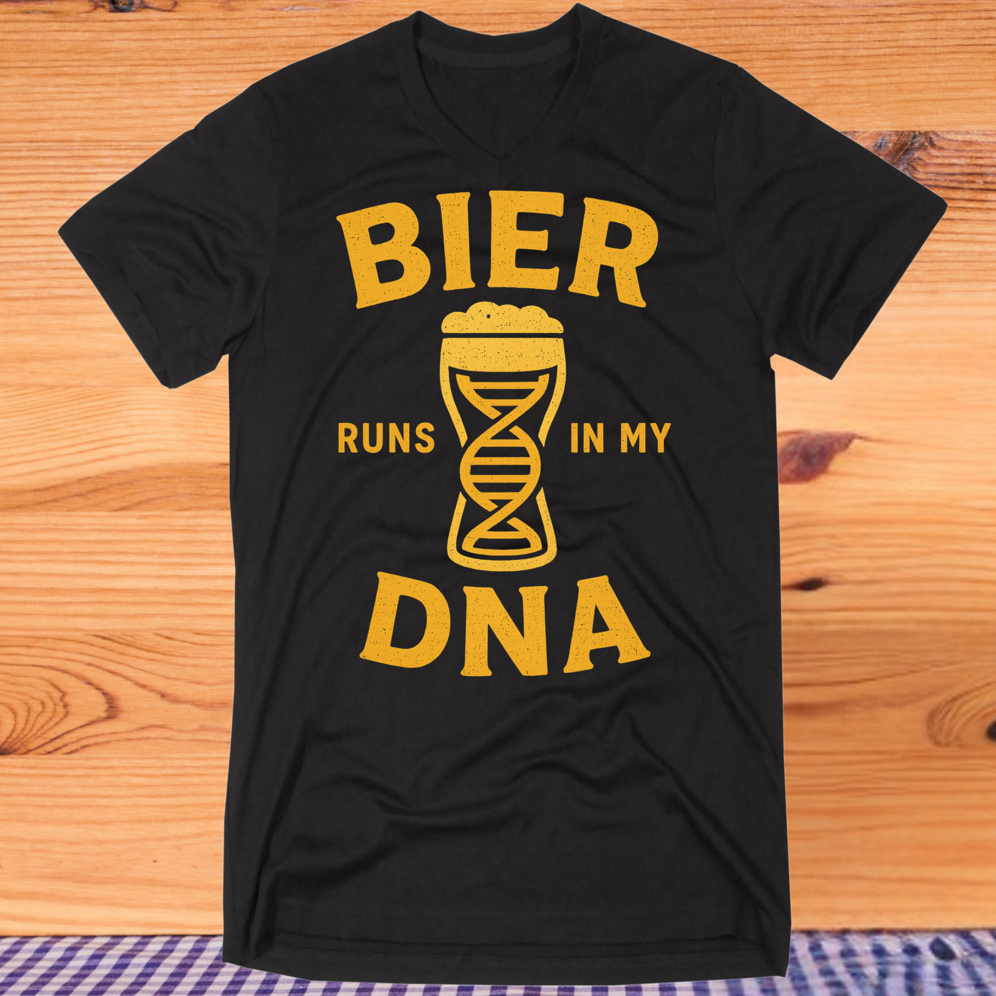 DNA Bier T-Shirt - T-ShirtBull