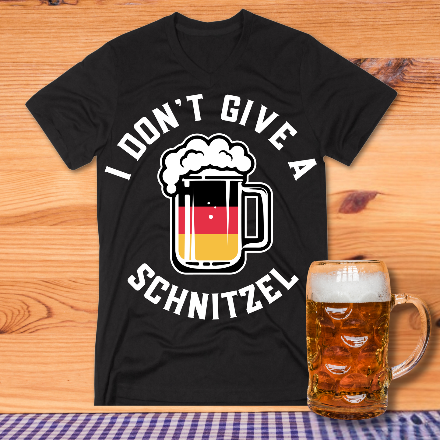 Schnitzel Bier T-Shirt - T-ShirtBull