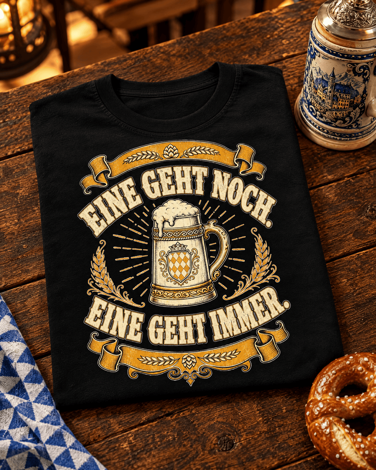 Eine geht noch Bier T-Shirt -T-ShirtBull