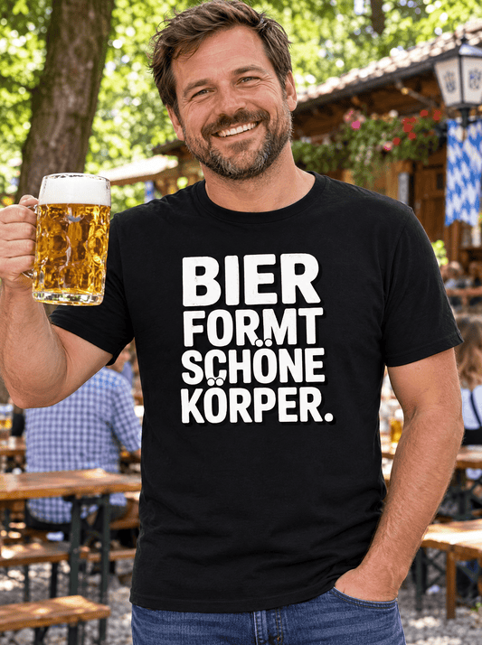 Schöne Körper Bier T-Shirt -T-ShirtBull