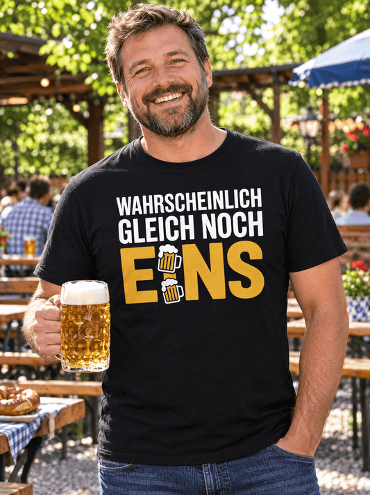 Noch Eins Bier T-Shirt -T-ShirtBull
